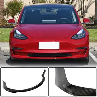 Prelungire bara fata Lip V4 (2017-2023, Carbon) Tesla Model 3 2017- foto 1