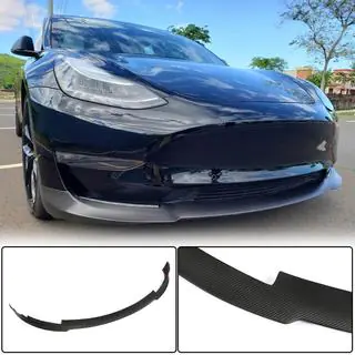 Prelungire Bara Fata Lip V6 (2017-2023, Carbon) Tesla Model 3 2017- foto 1