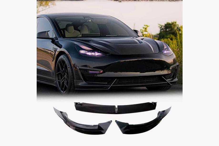 Tesla Model 3 2017- Lip Bara Fata ABS V9 (2017-2023) Image