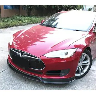 Extensie bara fata Lip V2 (2012-2016, Carbon) Tesla Model S 2012– foto 2