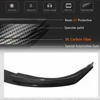 Prelungire Bara Fata Lip V2 (2021+, Carbon) Tesla Model S 2012– foto 3
