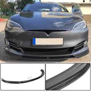 Extensie Bara Fata Lip (2016-2021, Carbon) Tesla Model S 2012– foto 1
