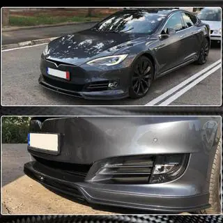 Extensie Bara Fata Lip (2016-2021, Carbon) Tesla Model S 2012– foto 4