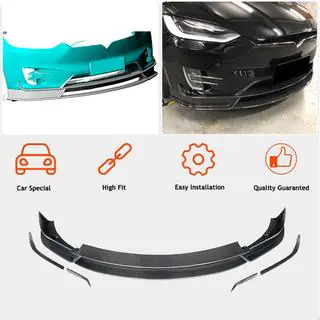 Extensie Bara Fata Lip (2015-2021, Carbon) Tesla Model X 2015- foto 2