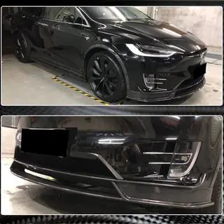 Extensie Bara Fata Lip (2015-2021, Carbon) Tesla Model X 2015- foto 4