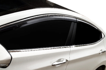 Hyundai Elantra (MD/UD) 2011-2015 Set complet ornamente geamuri (10 buc, inox) foto 1