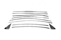 Hyundai Elantra (MD/UD) 2011-2015 Set complet ornamente geamuri (10 buc, inox) foto 2