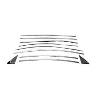 Set complet ornamente geamuri (10 buc, inox) foto 2