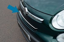 Fiat 500/500L 2013-2022 Capace Grila Cromate (Popstar, Otel Inoxidabil) foto 2