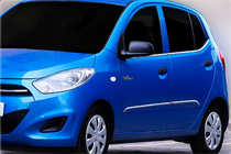 Hyundai I-10 2008-2013 Ornamente geamuri inox (6 buc) foto 1