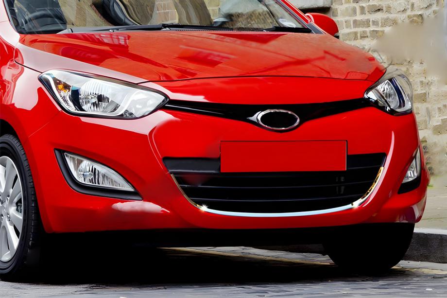 Hyundai I-20 2012-2014 Rama grila inox Image