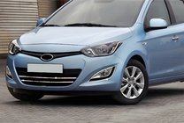 Hyundai I-20 2012-2014 Capace Cromate pentru Proiectoare Ceata (2 buc, Otel Inoxidabil) foto 1