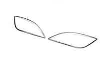 Hyundai I-20 2012-2014 Capace Cromate pentru Proiectoare Ceata (2 buc, Otel Inoxidabil) foto 3