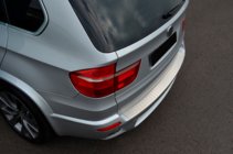 BMW X5 E70 2007-2013 Protectie bara spate OmsaLine (inox) foto 3