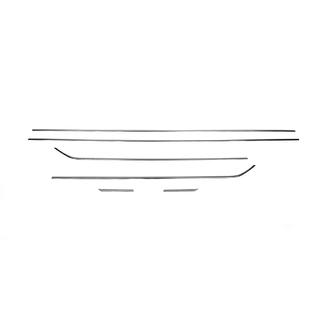 Ornamente geamuri laterale inox (3 usi, 6 buc) Seat Leon 2013-2020 foto 2