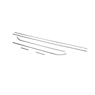 Ornamente geamuri laterale inox (3 usi, 6 buc) Seat Leon 2013-2020 foto 3