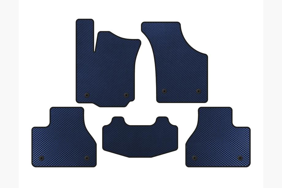 Volkswagen Phaeton 2002-2016 Covorase EVA (SD, Baza Scurta, Albastru) Image