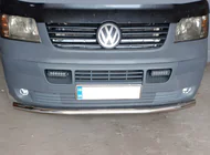 Volkswagen T5 Multivan 2003–2010 Protectie frontala simpla (inox) foto 1