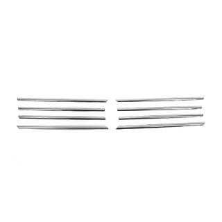 Capace crom pentru margine grila (8 buc, inox) Volkswagen T5 Transporter 2003-2010 foto 2