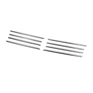 Capace crom pentru margine grila (8 buc, inox) Volkswagen T5 Transporter 2003-2010 foto 3