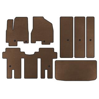 Covorase EVA (interior complet, Maro) Kia Carnival 2014-2020