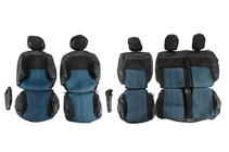 Peugeot Partner Tepee 2008-2018 Huse Auto (Textil si Piele Ecologica, Premium) Scaune Fata foto 1