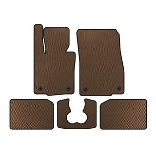 Covorase EVA (pentru S F55, 5 usi, Maro) Mini Cooper F55/56/57 2014-2023
