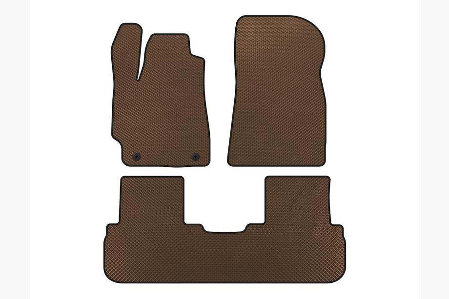 Toyota Highlander 2008-2013 Covorase EVA (2 Randuri, Maro) Image