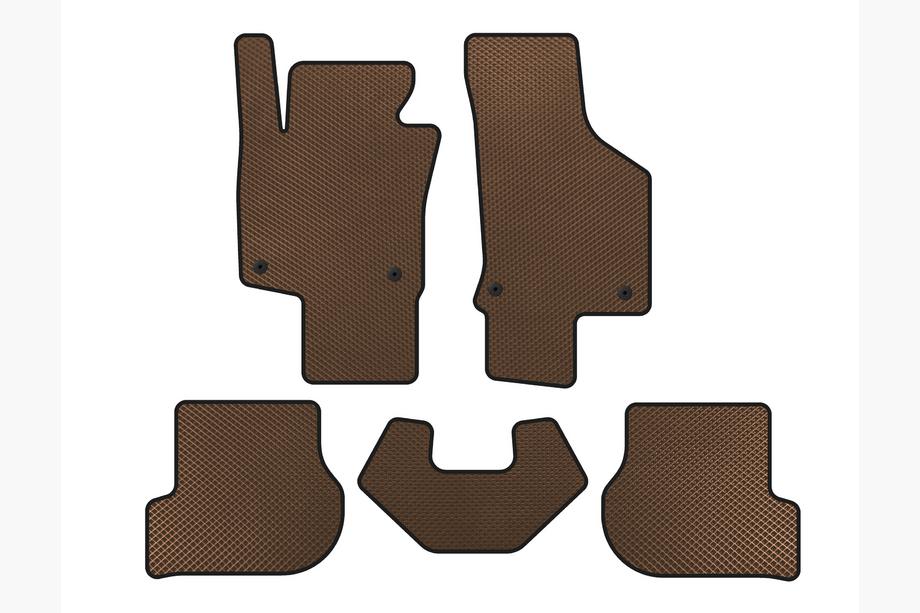 Volkswagen Scirocco 2008-2017 Covorase EVA (HB, 3 usi, Maro) Image