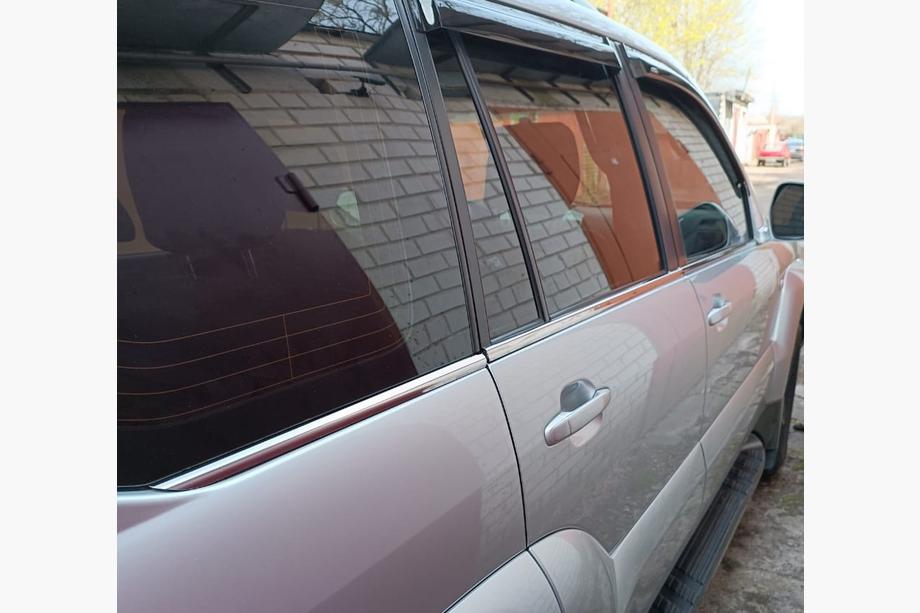Toyota Land Cruiser Prado 120 2002-2009 Ornamente exterioare geamuri inox (6 buc) Carmos - Otel Inoxidabil Turcesc Foto 1