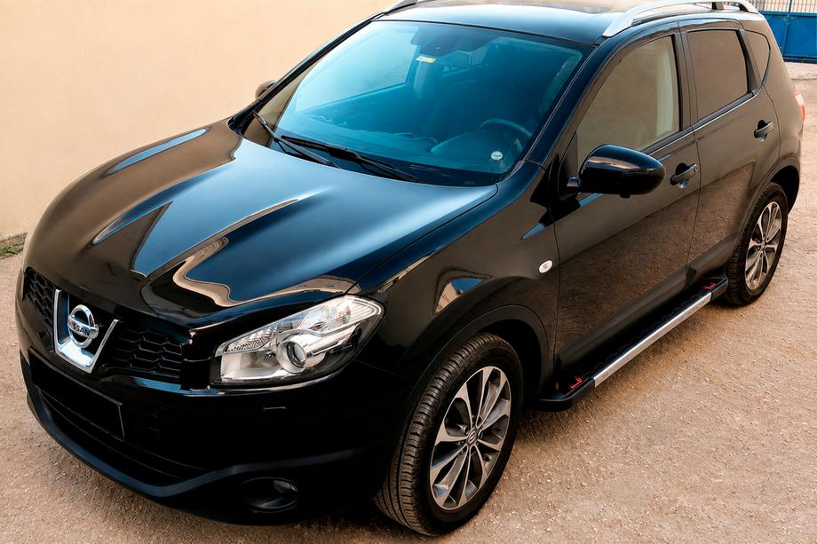 Nissan Qashqai 2007-2010 Praguri Laterale RedLine V1 (2 buc, aluminiu) Image