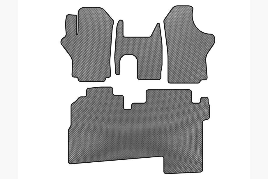 Hyundai H200, H1, Starex 1998-2007 Covorase EVA (2004-2007, 2 Randuri, 8 Locuri, Gri) Foto 1