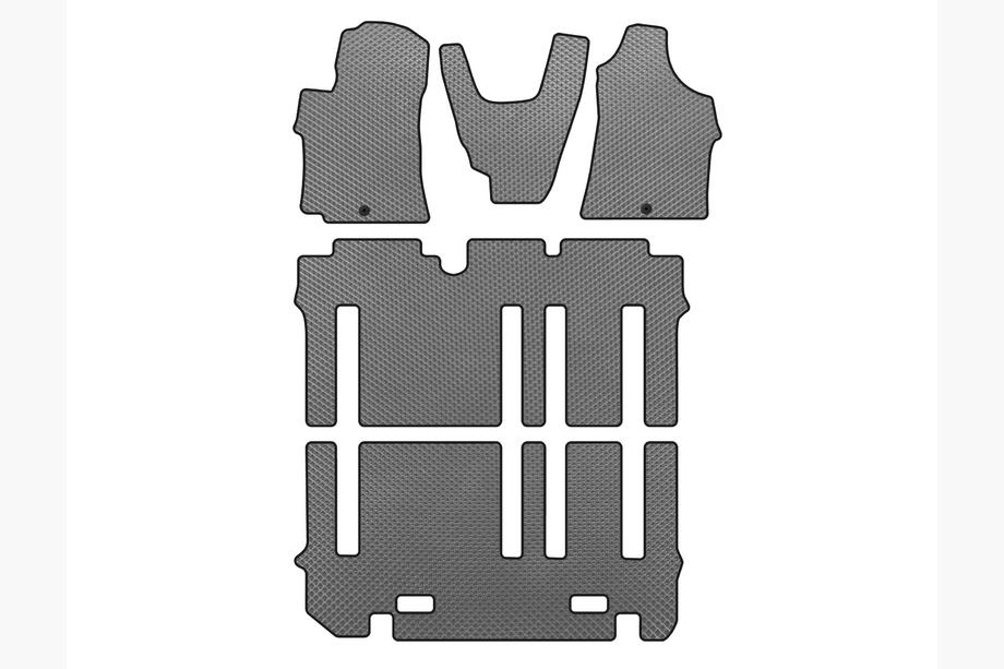 Hyundai H300, H1, Starex 2008-2020 Covorase EVA (Set complet, Gri) Image