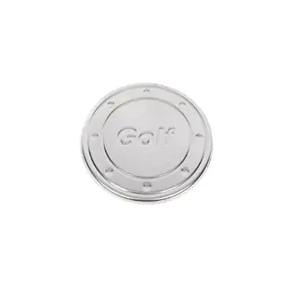 Capac cromat pentru buson rezervor combustibil (inox) foto 2