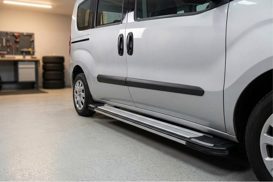 Opel Combo 2012-2018 Praguri Laterale Rainbow (2 buc, aluminiu) Image