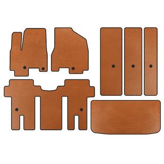 Covorase EVA (interior complet, Portocaliu) Kia Carnival 2014-2020