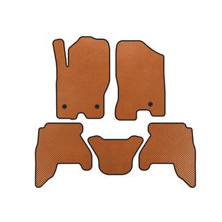 Covorase auto EVA (2 randuri, Portocaliu, 2010-2014) Nissan Pathfinder R51 2005-2014