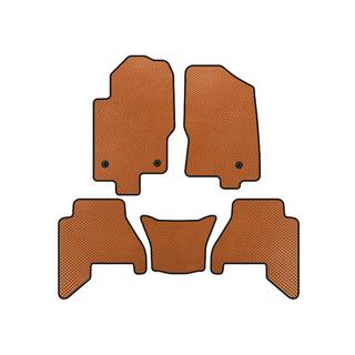 Covorase EVA V2 (2 randuri, Portocaliu, 2010-2014) Nissan Pathfinder R51 2005-2014