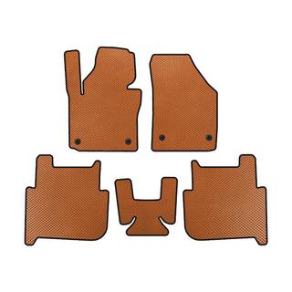 Covorase EVA (2 Randuri, 2006-2010, 7 Locuri, Portocaliu) Volkswagen Touran 2003-2010
