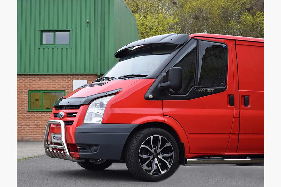 Ford Transit 2000–2014 Viziera parbriz (negru lucios, 5mm) Foto 19
