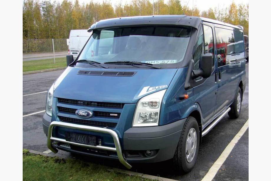 Ford Transit 2000–2014 Viziera parbriz (negru lucios, 5mm) Foto 11