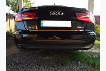 Audi A6 C7 2011-2017 Ornament portbagaj inox foto 3