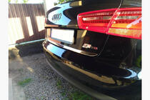 Audi A6 C7 2011-2017 Ornament portbagaj inox foto 2