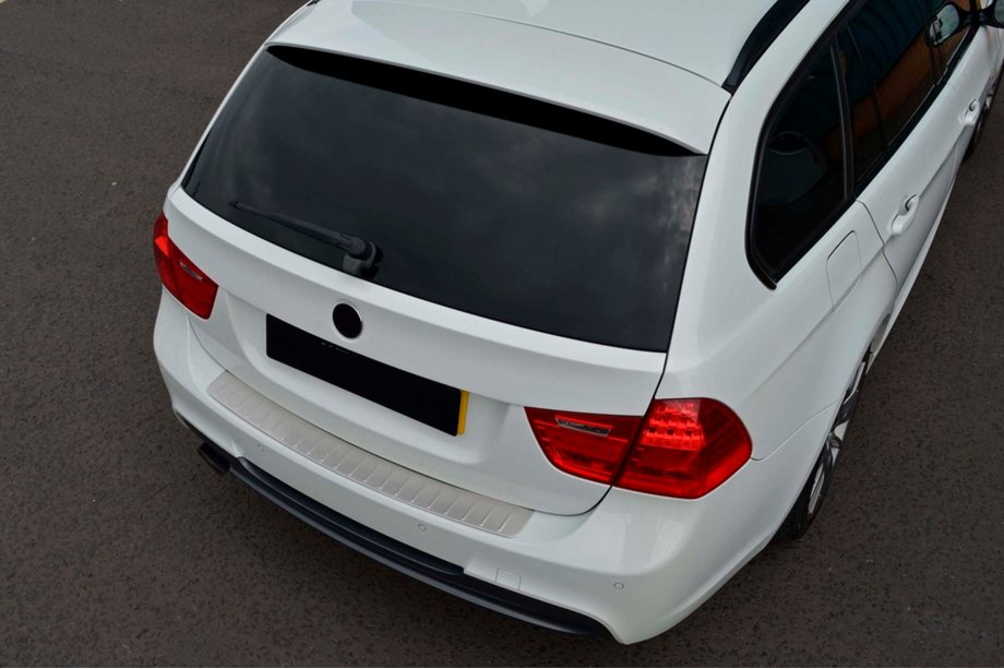 BMW 3 Series E90/E91 2005-2011 Protectie bara spate inox (2006-2008, SW) Image