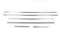 BMW X5 E70 2007-2013 Ornamente inferioare geamuri inox (6 buc) Carmos - Otel Inoxidabil Turcesc foto 3