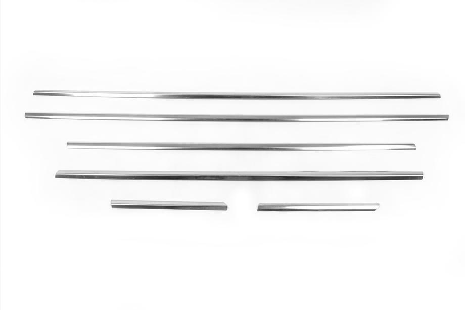 BMW X5 E70 2007-2013 Ornamente inferioare geamuri inox (6 buc) OmsaLine - Otel Inoxidabil Italian Foto 3