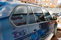BMW X5 E70 2007-2013 Molduri stalpi usa inox foto 3