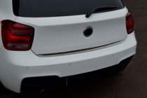 BMW 1 Series F20/F21 2011-2019 Ornament portbagaj inox foto 8
