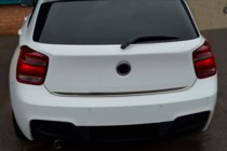BMW 1 Series F20/F21 2011-2019 Ornament portbagaj inox foto 4