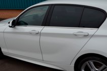 BMW 1 Series F20/F21 2011-2019 Molduri geam inox foto 10